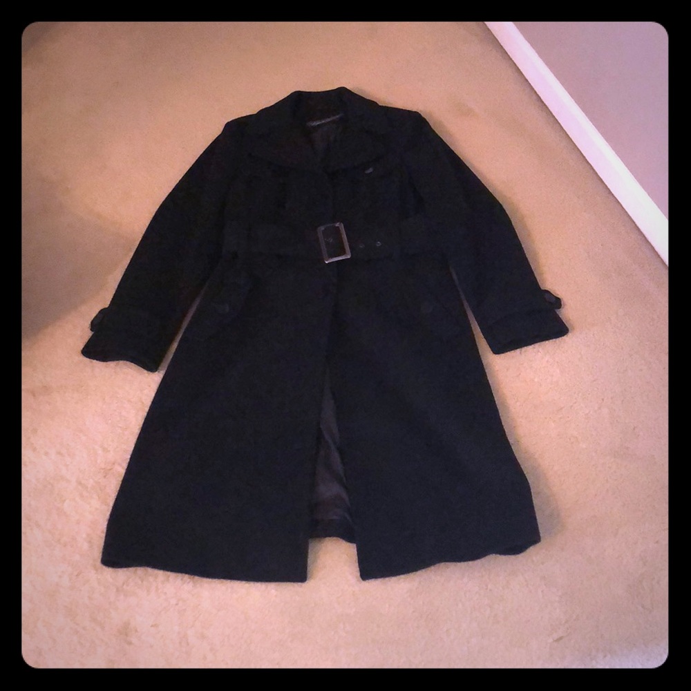 Kenneth Cole Wool Coat with Belt